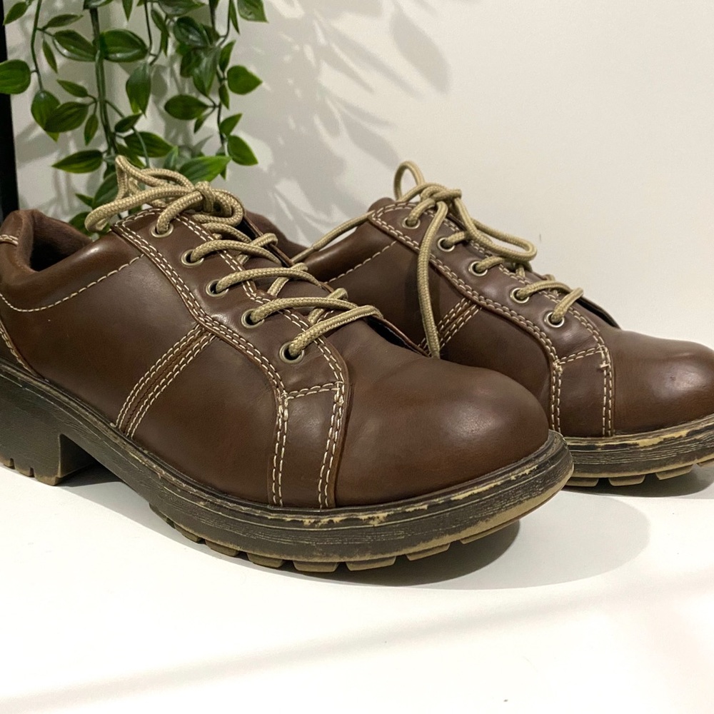 Vintage Chunky Brown Platforms
